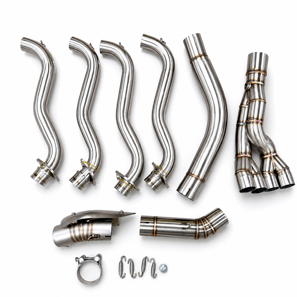 Suzuki GSX-R 750/600 2011-2025 Header & Mid-Pipe Assembly - Stainless Steel