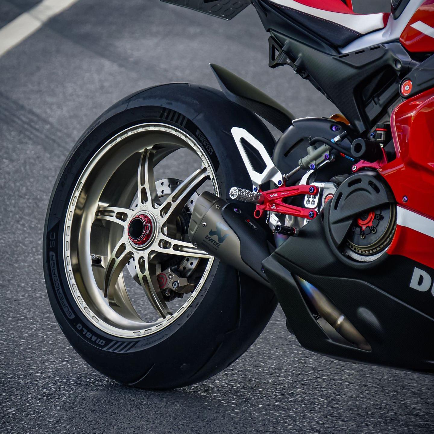 Ducati V4 V4s Panigale 2018-2024 Header & Mid-Pipe Assembly - Titanium Alloy
