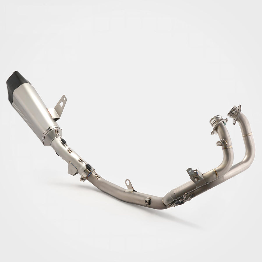 Honda CRF1100 Header & Mid-Pipe Assembly - Stainless Steel Titanium 60mm