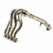 Kawasaki ZH2 Header & Mid-Pipe Assembly - Titanium Alloy Blued 2021