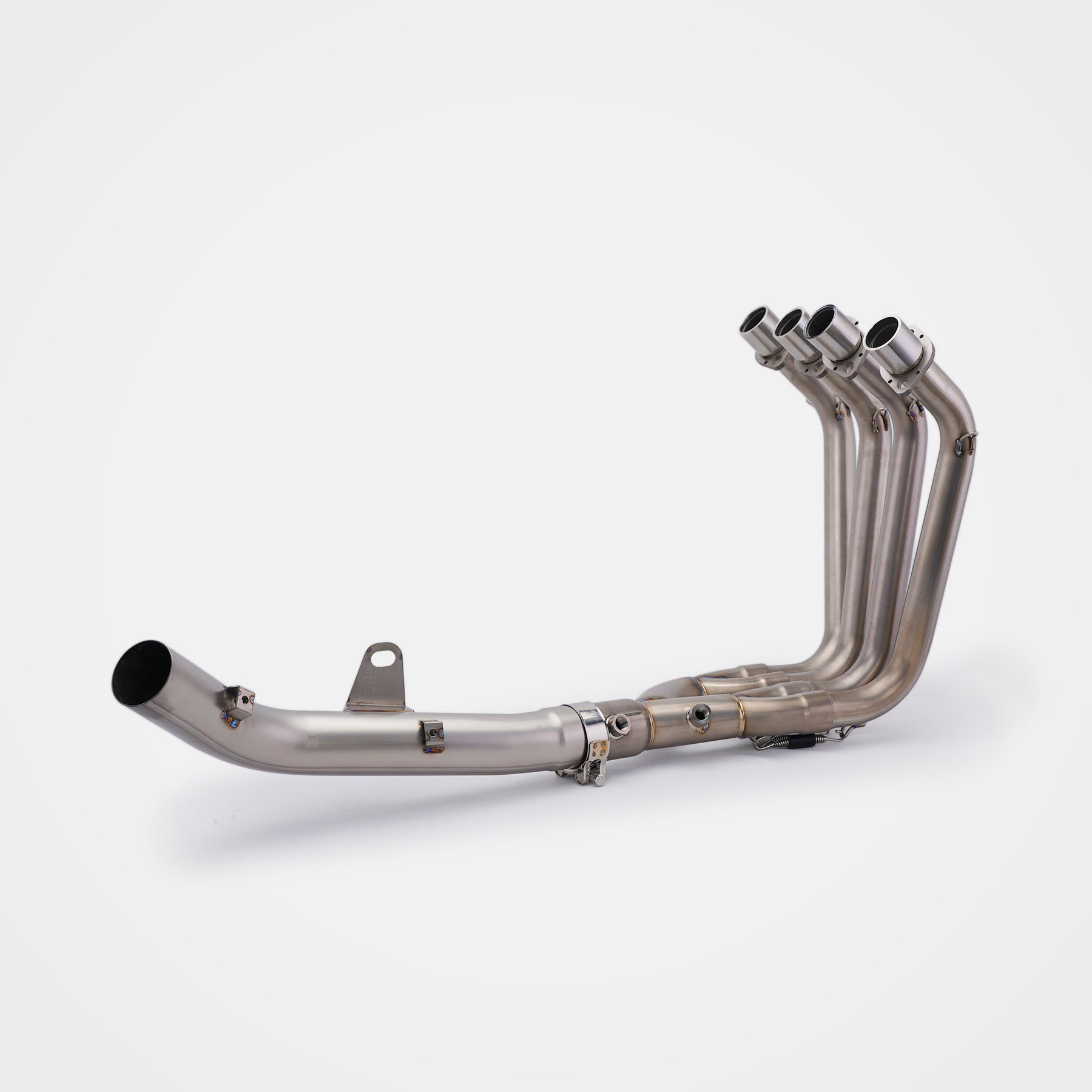 Kawasaki 4R ZX 2023~2025 Header and Mid-pipe Assembly - Stainless Steel Titanium Alloy
