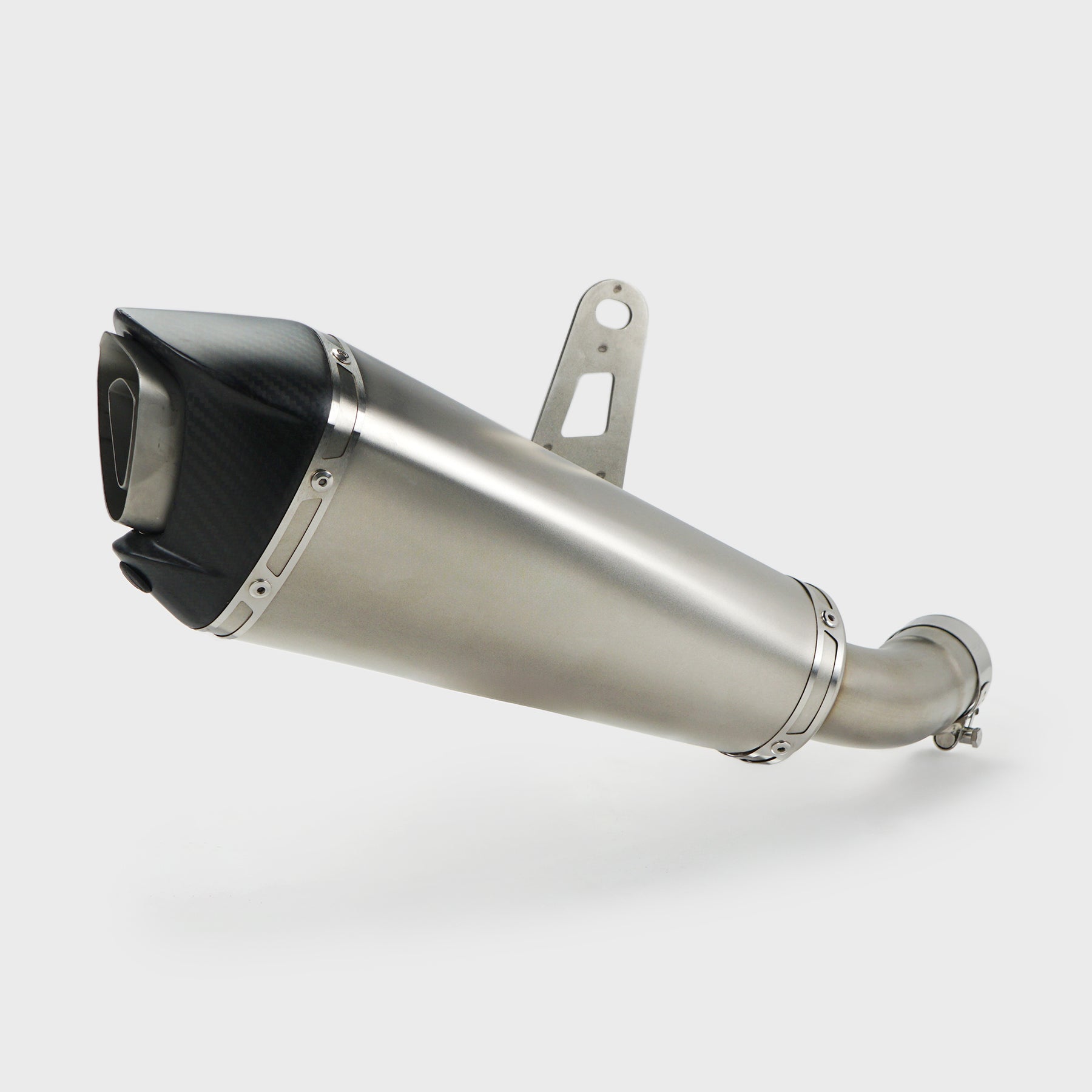 Kawasaki Z900 Slip-On Muffler - Stainless Steel Real Carbon Fiber