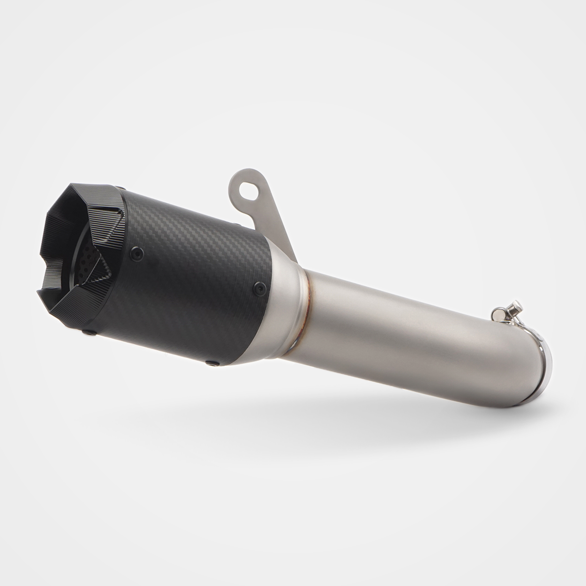 Kawasaki 4R ZX 2023~2025 Slip-On Muffler - Stainless Steel Real Carbon Fiber