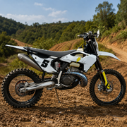 Husqvarna 250/300 TE TX TC 2024 Header & Mid-Pipe Assembly - Stainless Steel Titanium Alloy