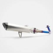Honda Forza350 2022~2025 Header & Mid-Pipe Assembly - Stainless Steel Blued 60mm