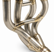 Kawasaki ZH2 Header & Mid-Pipe Assembly - Titanium Alloy Blued 2021