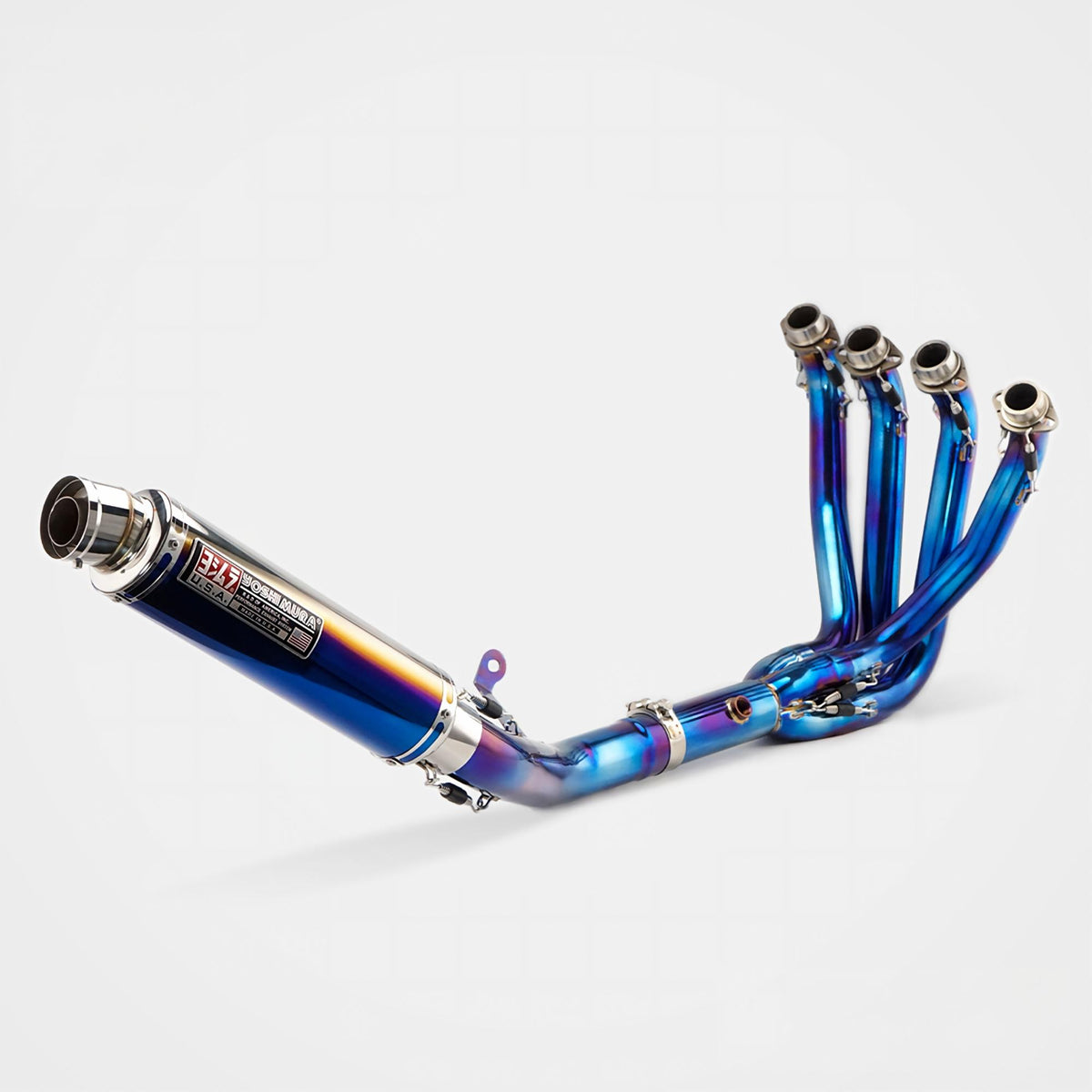 Kawasaki Z900RS/SE 2017~2025 Header & Mid-Pipe Assembly - Stainless Steel Real Carbon Fiber Titanium Alloy Blued