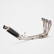 Kawasaki Z900RS/SE 2017~2025 Header & Mid-Pipe Assembly - Stainless Steel Real Carbon Fiber Titanium Alloy