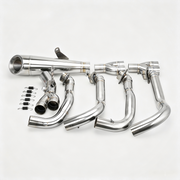 Kawasaki Ninja H2/H2R Full System Header and Mid-pipe Assembly - Titanium Alloy