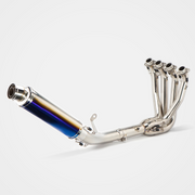 Kawasaki Z900RS/SE 2017~2025 Header & Mid-Pipe Assembly - Stainless Steel Real Carbon Fiber Titanium Alloy