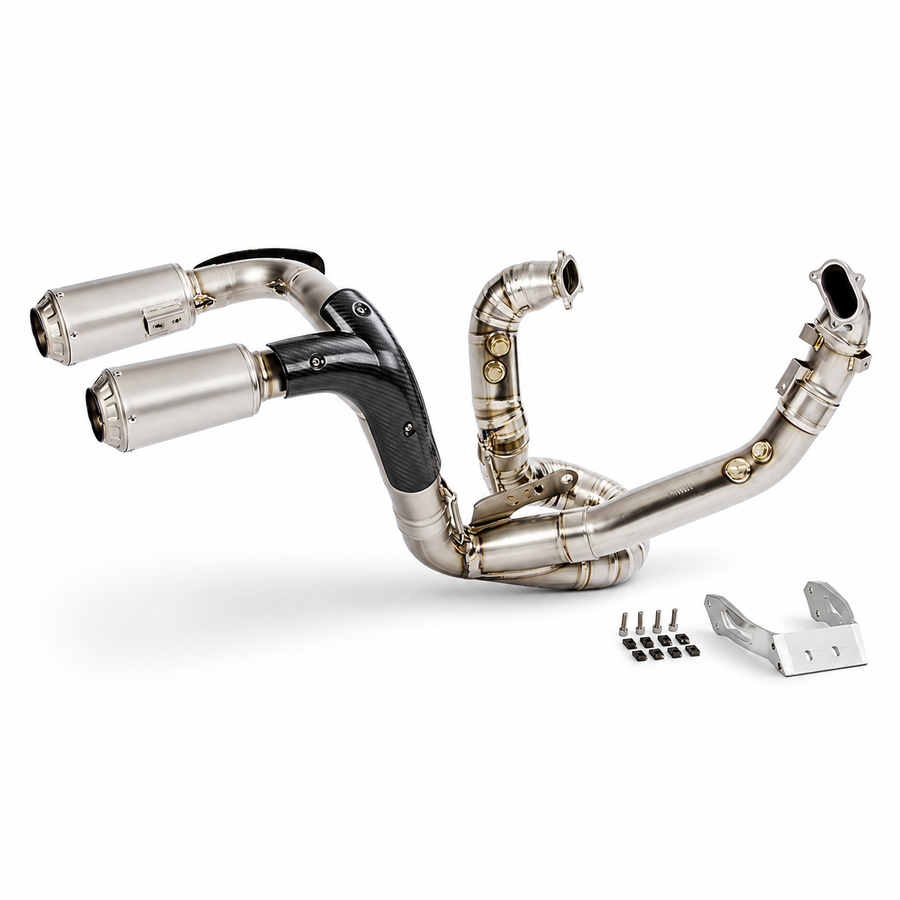 Ducati Panigale 1199/1299 Full System - Titanium Alloy Real Carbon Fiber