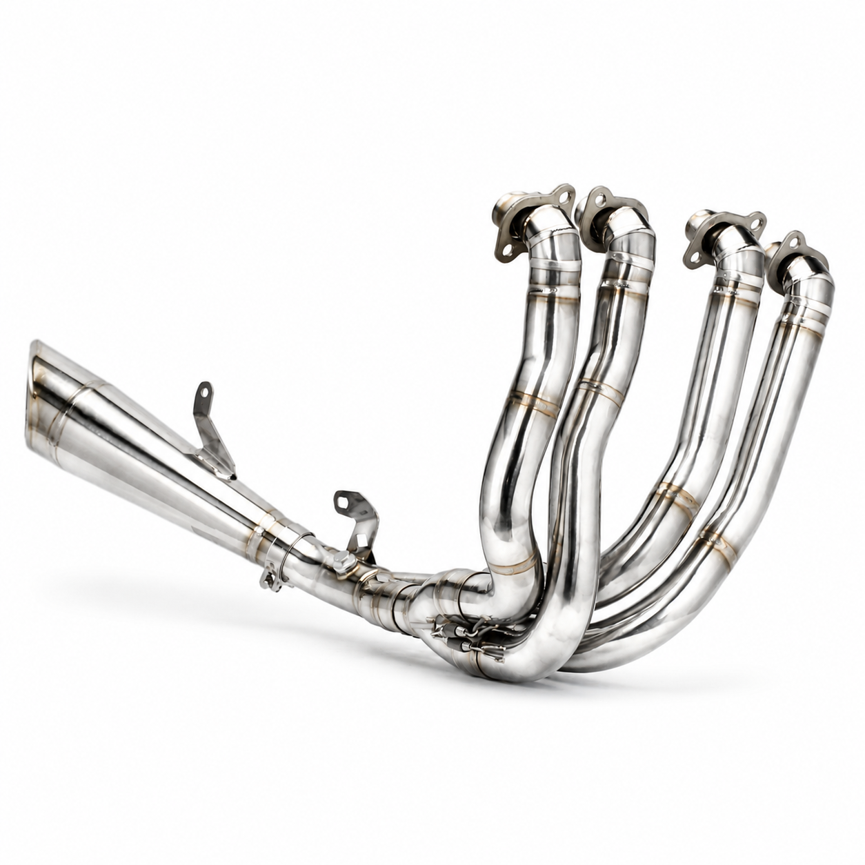 Kawasaki H2/H2R Ninja Header & Mid-Pipe Assembly - Titanium Alloy
