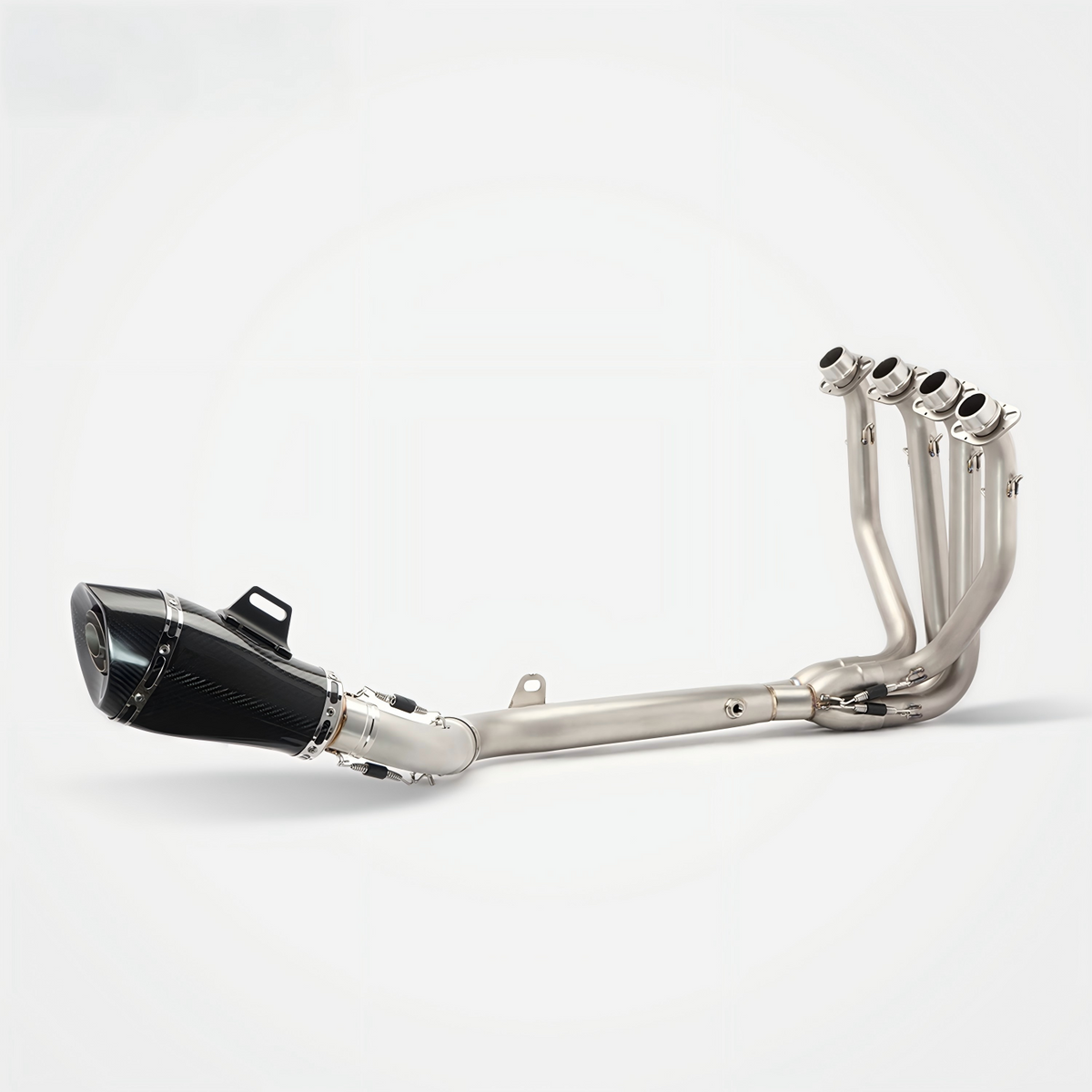 Kawasaki Ninja 1000/1100 SX Full System Header and Mid-pipe Assembly - Titanium Alloy Stainless Steel