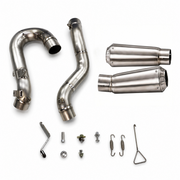 Ducati Panigale V4/V4S Full System Stock look Slip-On Muffler - Titanium Alloy