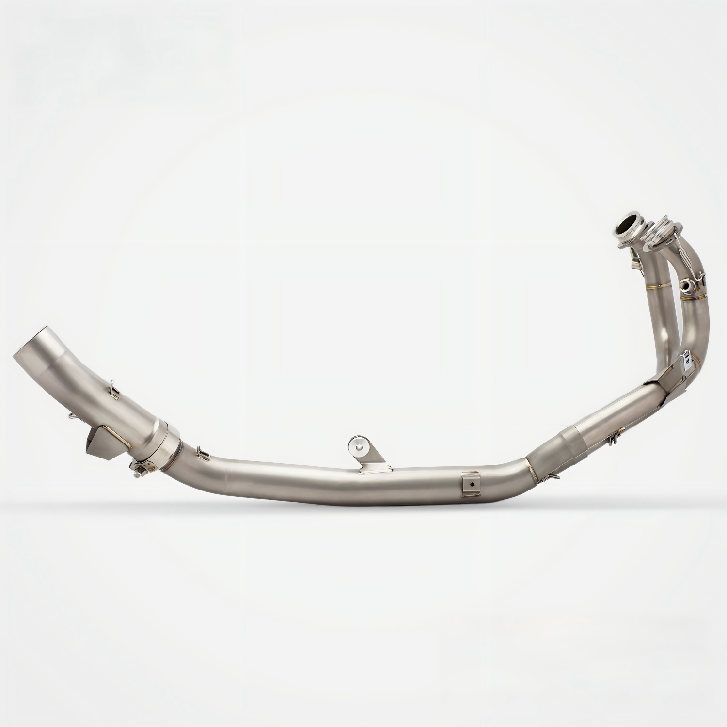 Honda CRF1100 Header & Mid-Pipe Assembly - Stainless Steel Titanium