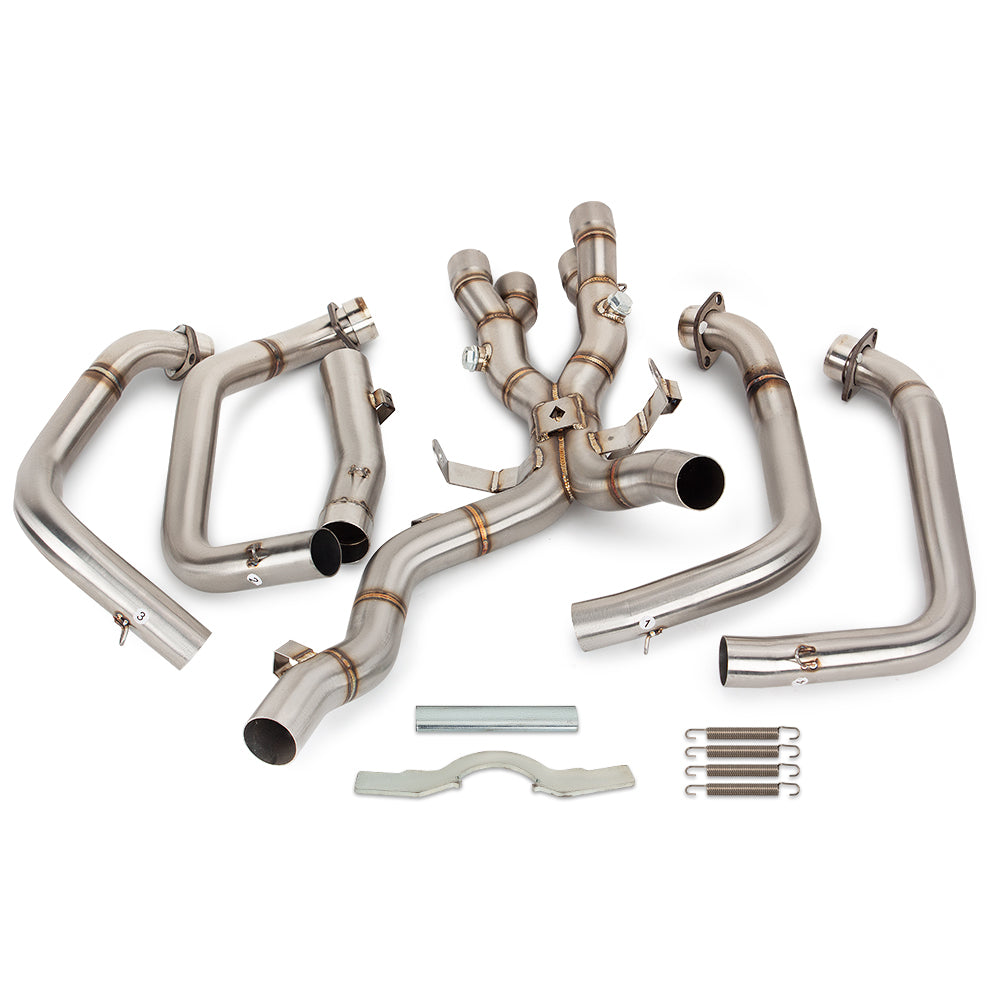 Suzuki GSX 1300R Header & Mid-Pipe Assembly - Stainless Steel Titanium Alloy