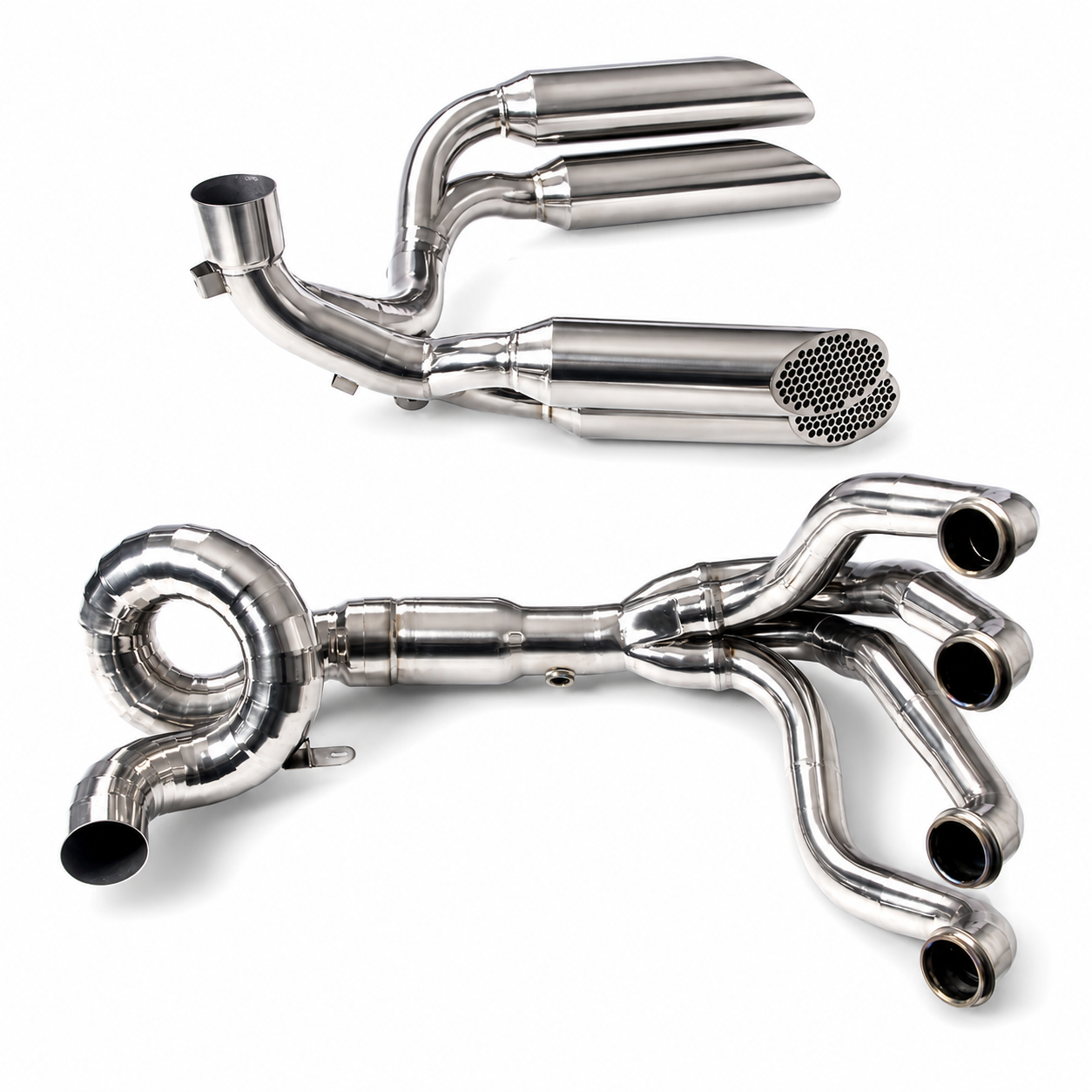 MV Agusta Brutale 1000 RR（2020-2022） Rush 1000 Full System Header and Mid-pipe Assembly - Titanium Alloy