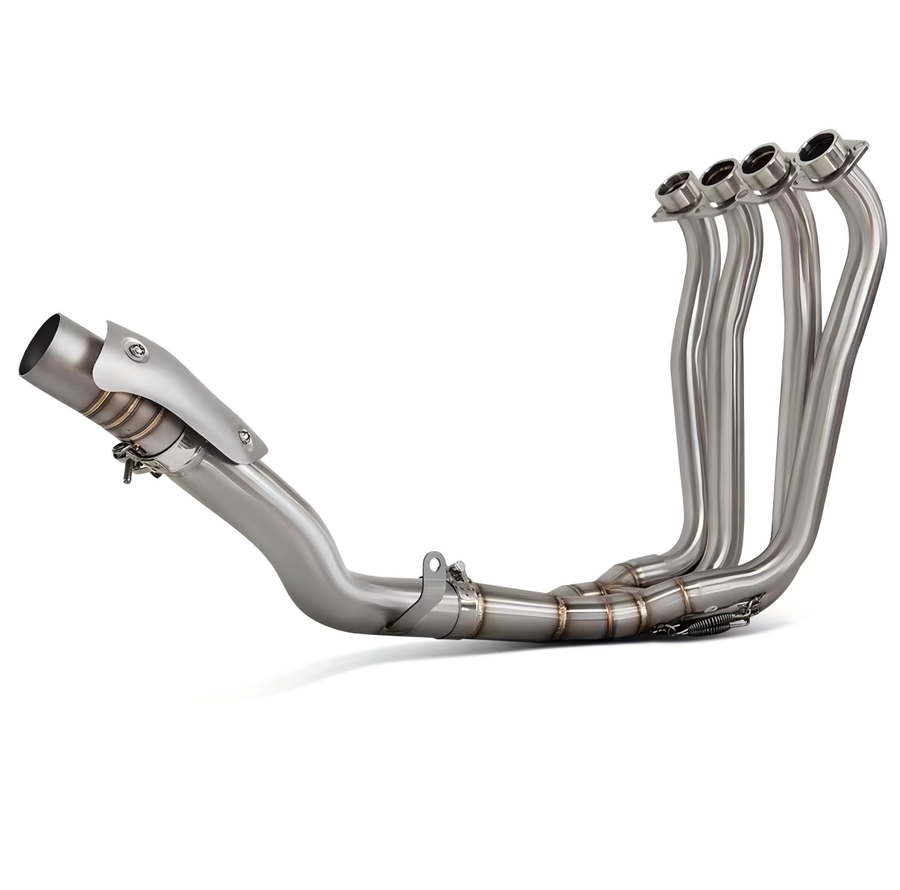 Suzuki GSX 1000R Header & Mid-Pipe Assembly - Stainless Steel Titanium Alloy