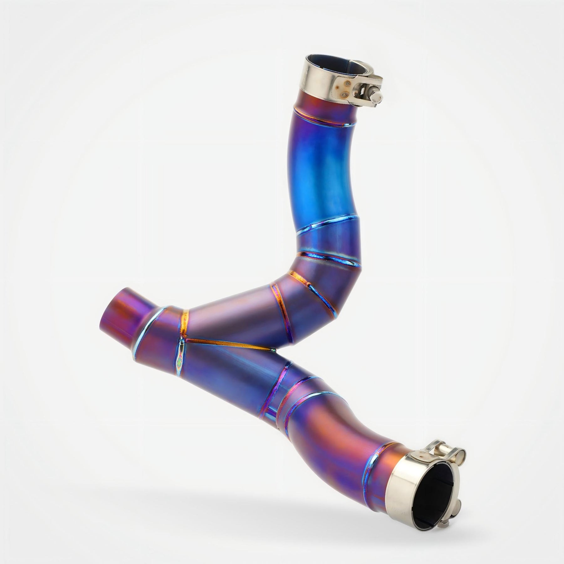 Ducati Hypermotaro 950 Slip-On / Slip-On Exhaust Header & Mid-Pipe Assembly - Titanium Alloy Stainless Steel
