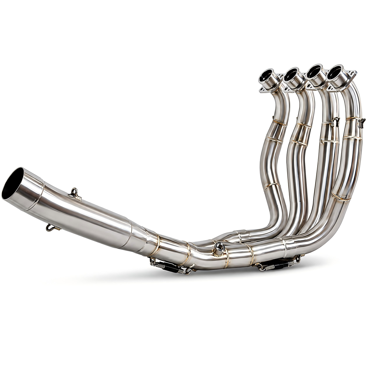 Suzuki GSX 1300R Header & Mid-Pipe Assembly - Stainless Steel Titanium Alloy