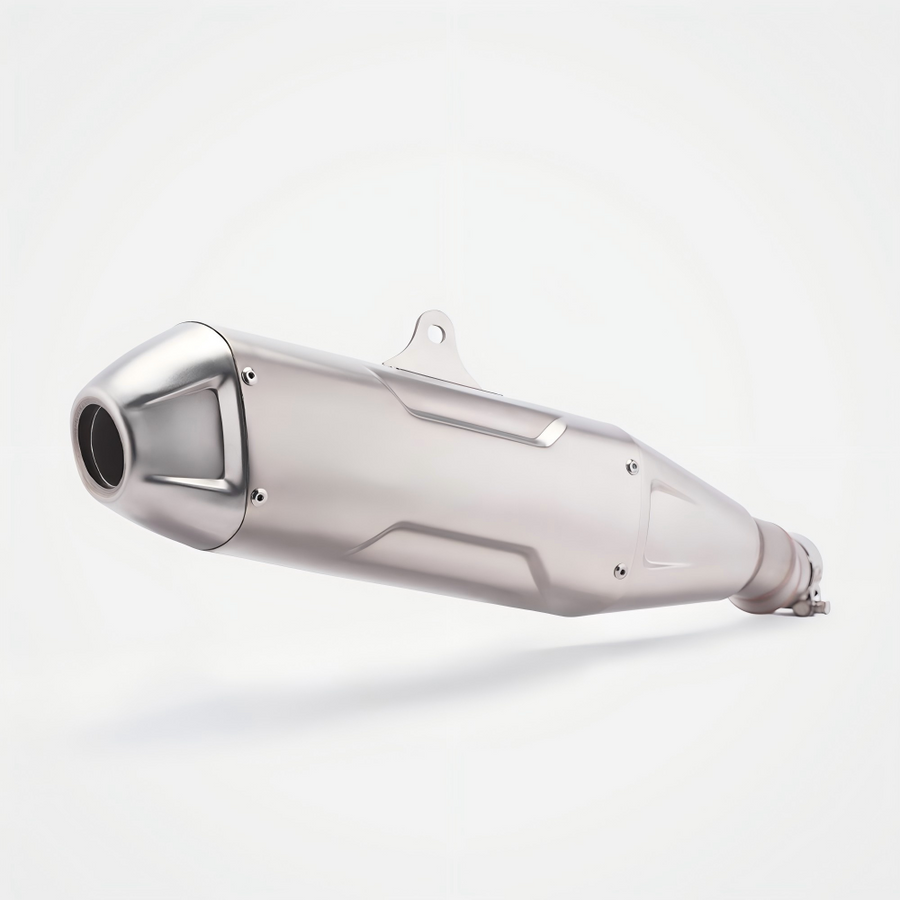 Ducati Desert X Slip-On Muffler Stainless Steel Real Carbon Fiber