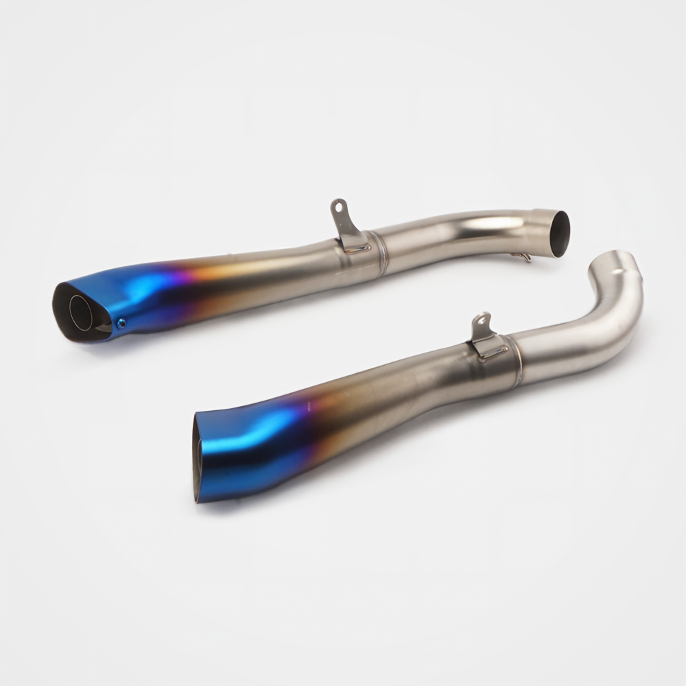 Ducati Hypermotaro 950 Slip-On / Slip-On Exhaust Header & Mid-Pipe Assembly - Titanium Alloy Stainless Steel