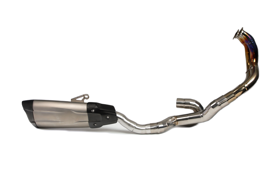 Ducati Multistrada V4 Full System Stock look Slip-On Muffler - Titanium Alloy