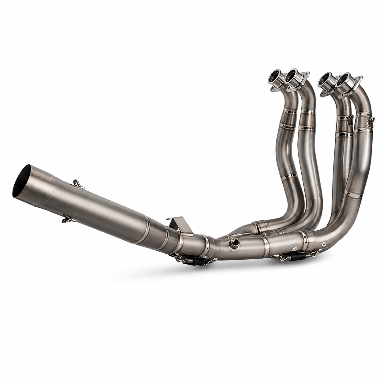 Suzuki GSX 1300R Header & Mid-Pipe Assembly - Stainless Steel Titanium Alloy