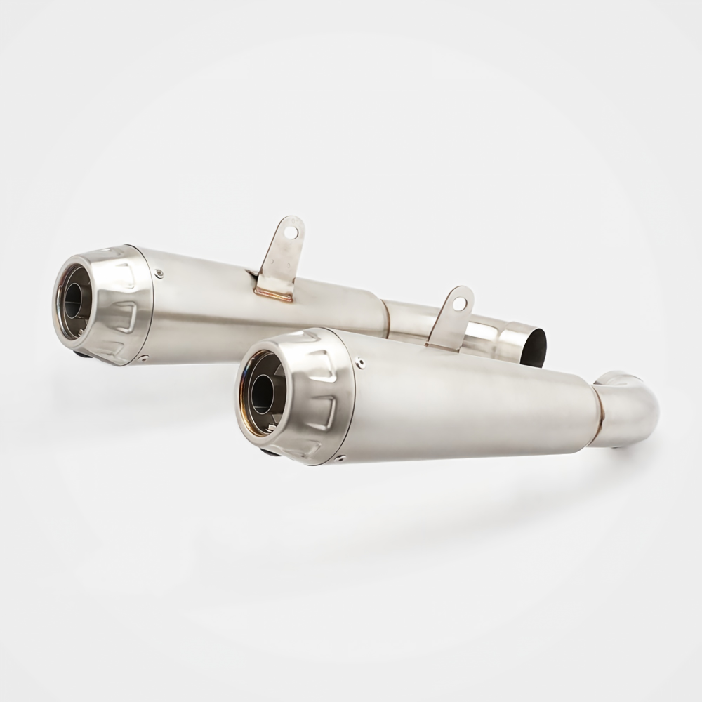Ducati Hypermotaro 950 Slip-On / Slip-On Exhaust Header & Mid-Pipe Assembly - Titanium Alloy Stainless Steel