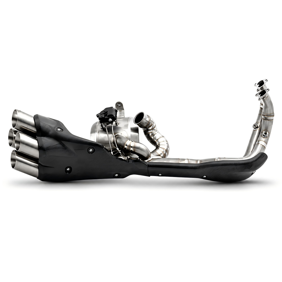 Ducati Diavel V4 Full System Stock look Slip-On Muffler - Titanium Alloy