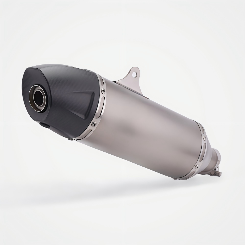 Ducati Desert X Slip-On Muffler Stainless Steel Real Carbon Fiber