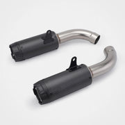 Ducati Hypermotaro 950 Slip-On / Slip-On Exhaust Header & Mid-Pipe Assembly - Titanium Alloy Stainless Steel