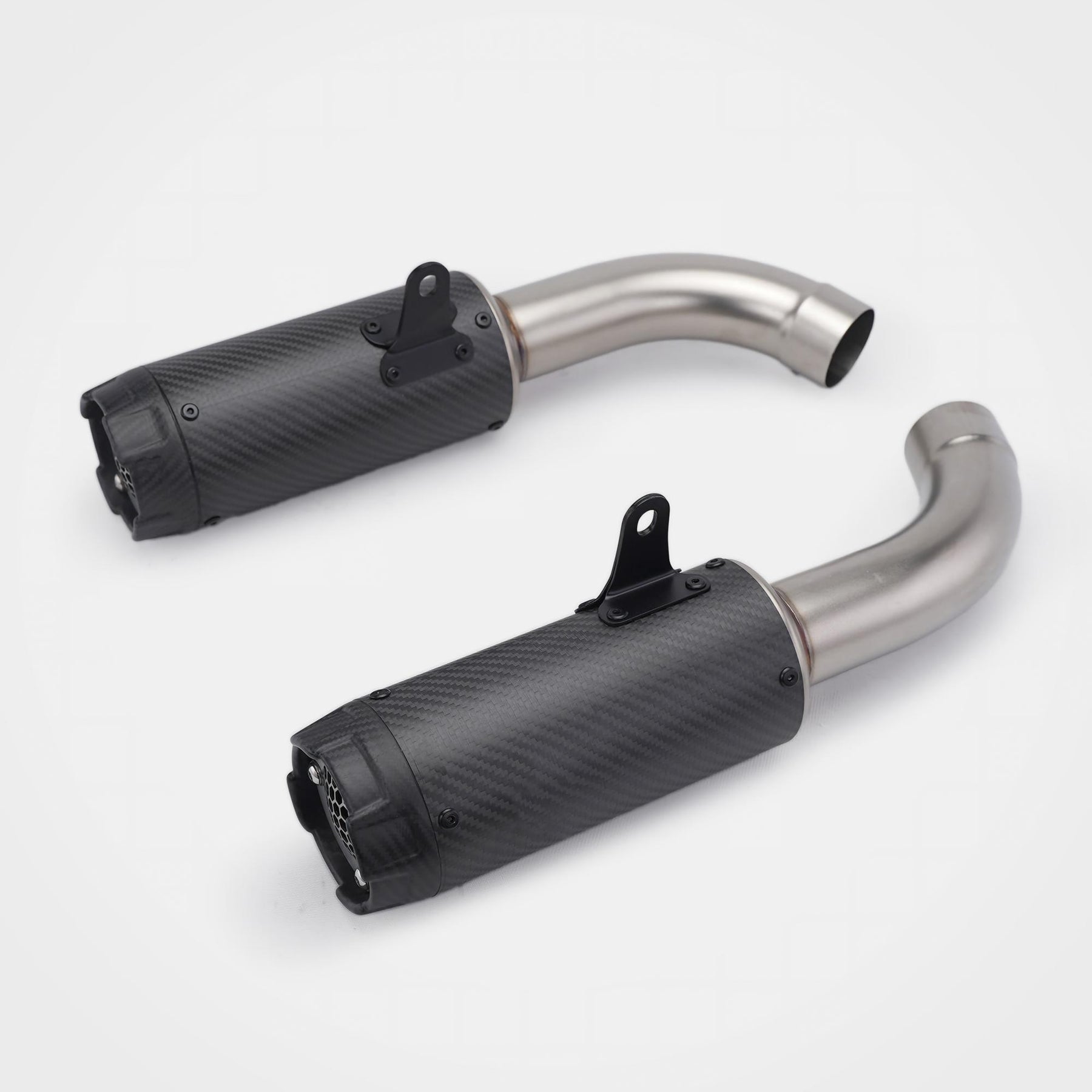 Ducati Hypermotaro 950 Slip-On / Slip-On Exhaust Header & Mid-Pipe Assembly - Titanium Alloy Stainless Steel