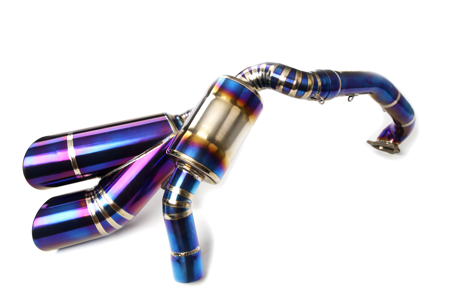 Ducati Diavel V4 Full System Stock look Slip-On Muffler - Titanium Alloy